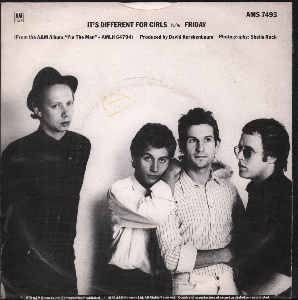 Joe Jackson - It's Different For Girls - 7 Inch