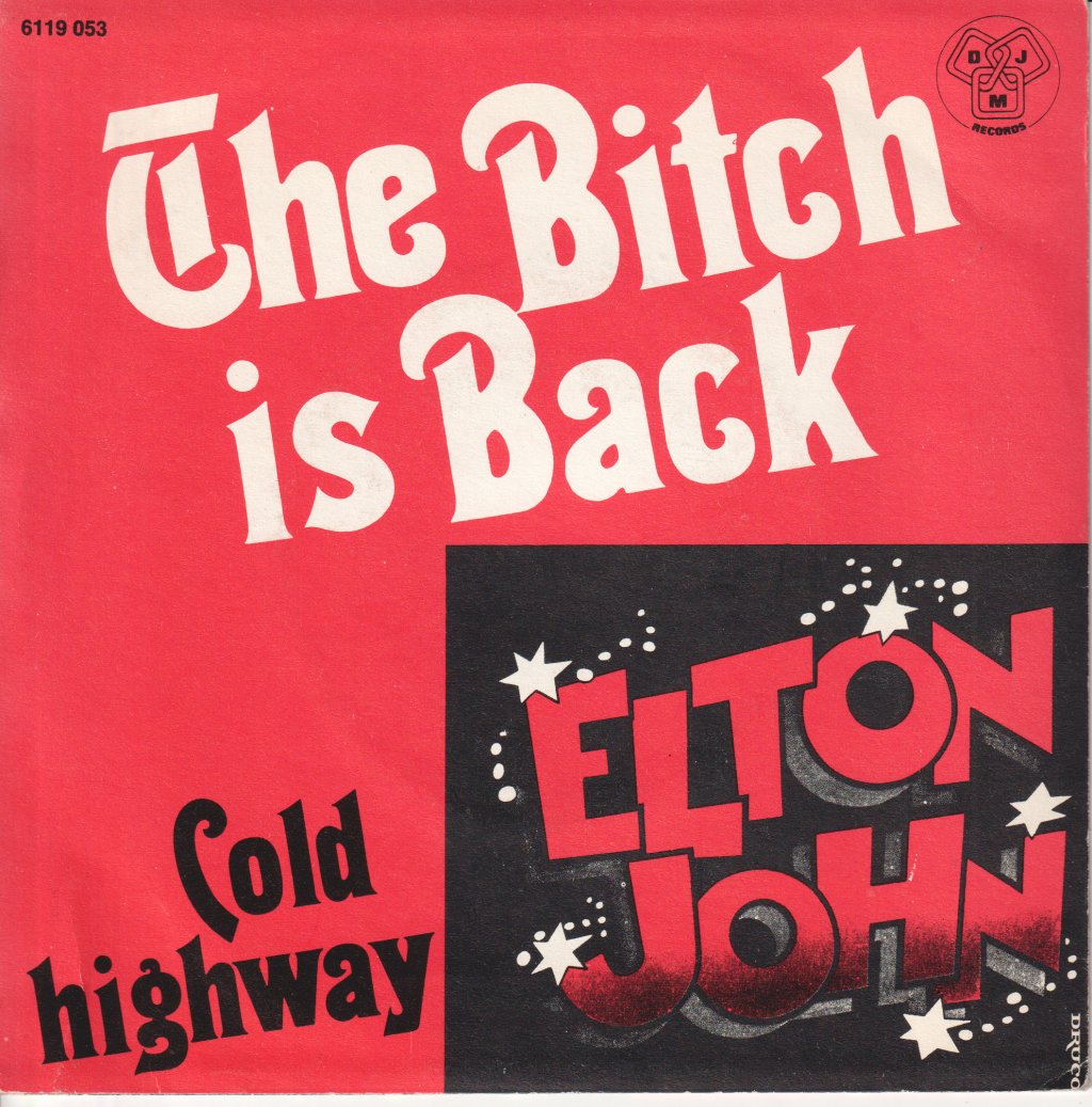 Elton John - Bitch Is Back - 7 Inch