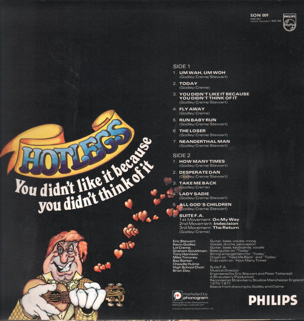 Hotlegs - You Didn't Like It Because You Didn't Think Of It - Lp