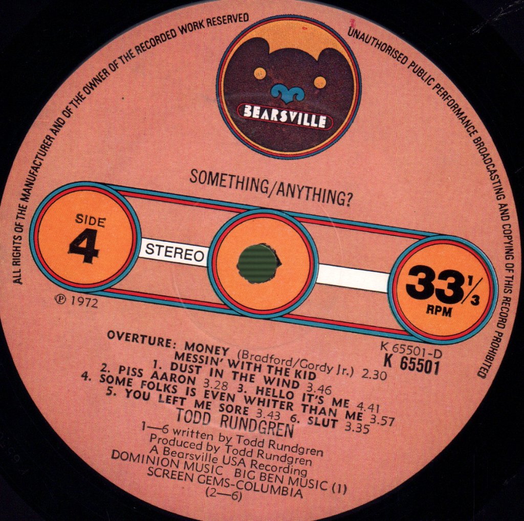Todd Rundgren - Something / Anything? - Double Lp