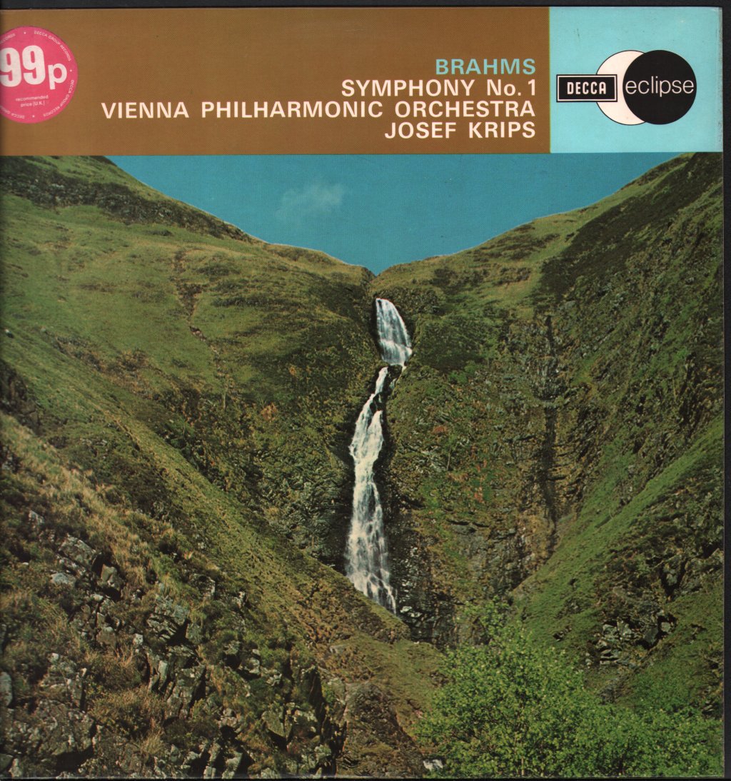 Josef Krips / Vienna Philharmonic Orchestra - Brahms - Symphony No.1 In C Minor, Op.68 - Lp