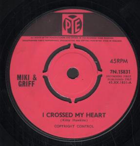 Miki And Griff - I Crossed My Heart - 7 Inch