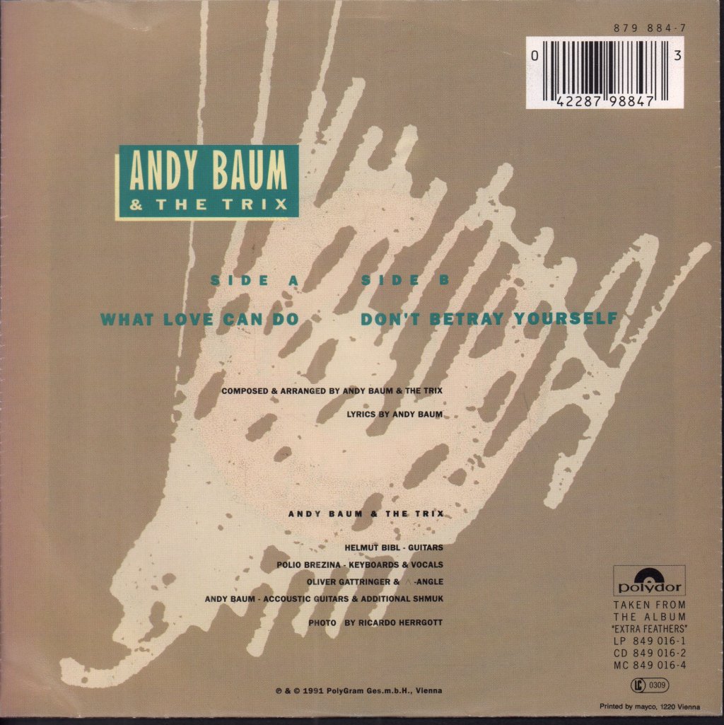 Andy Baum & The Trix - What Love Can Do - 7 Inch