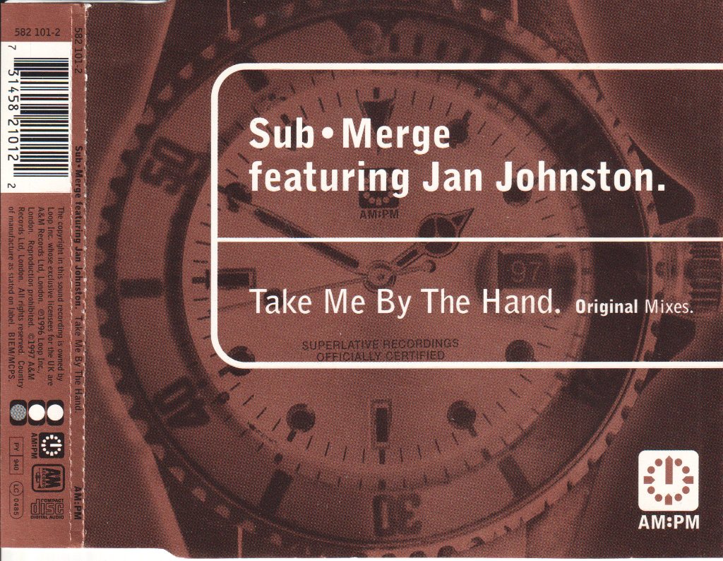 Sub Merge Featuring Jan Johnston - Take Me By The Hand - Cd