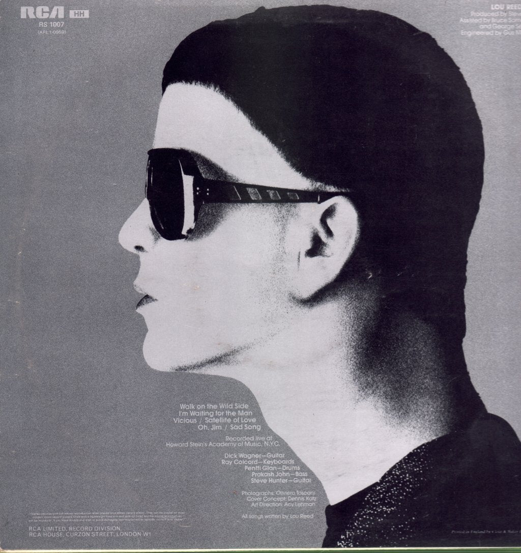 Lou Reed - Lou Reed Live - Lp