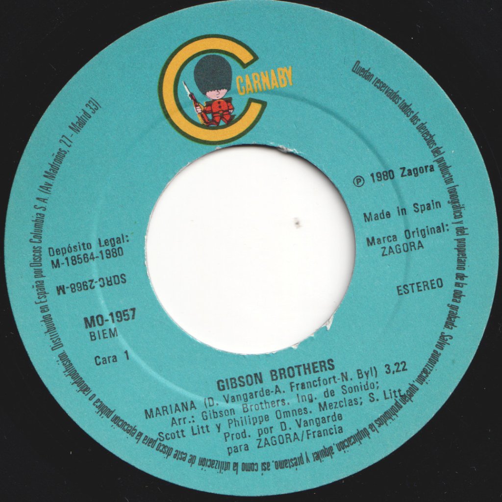Gibson Brothers - Mariana - 7 Inch