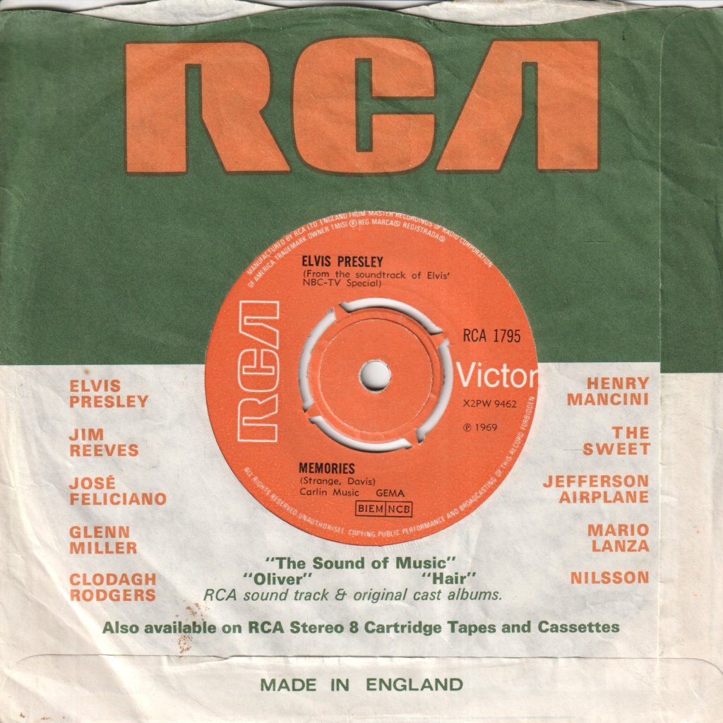 Elvis Presley - If I Can Dream - 7 Inch