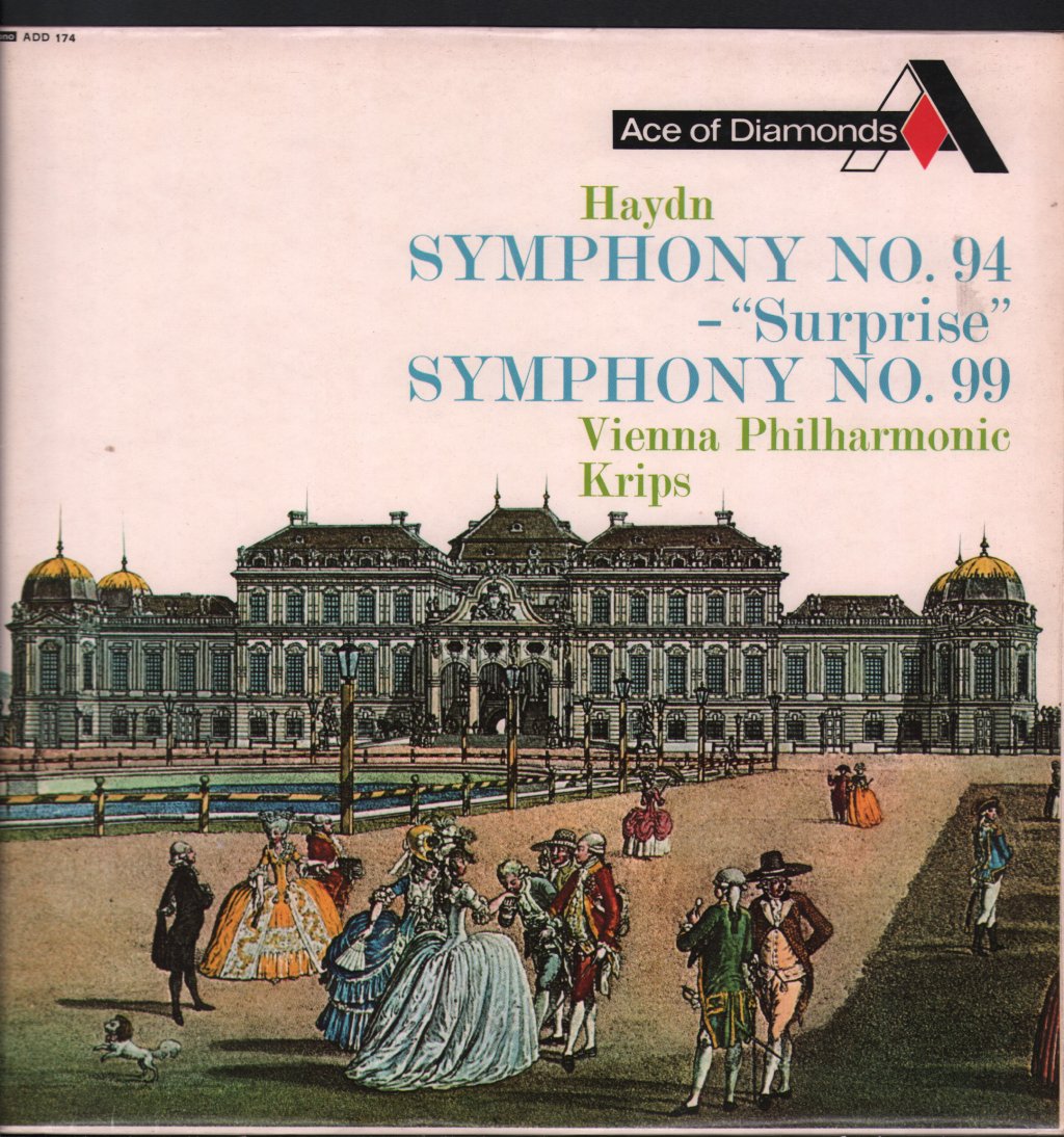 Josef Krips / Vienna Philharmonic Orchestra - Haydn - Symphonies No. 94 - "Surprise" & 99 - Lp