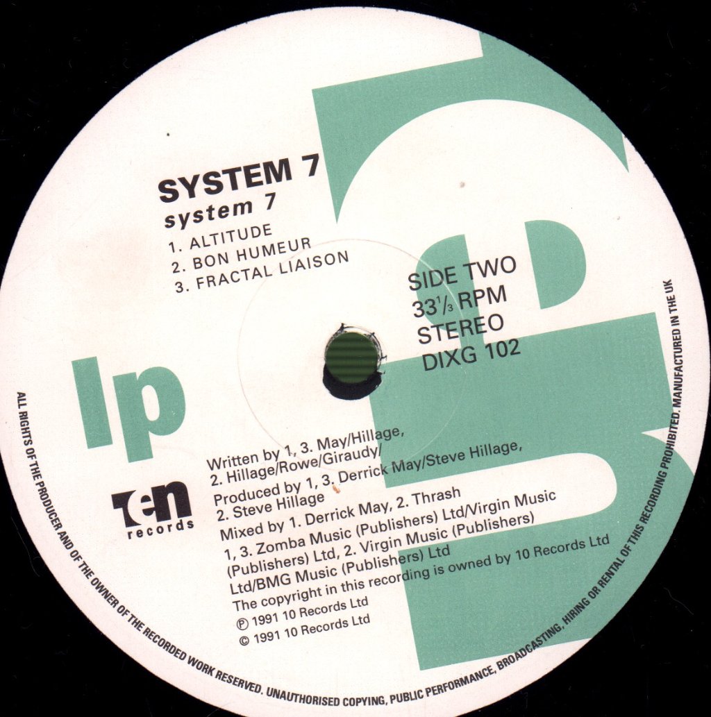 System 7 - System 7 - Double Lp