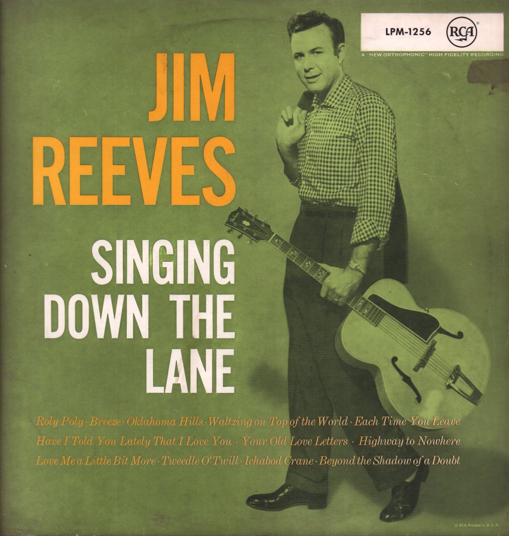 Jim Reeves - Singing Down The Lane - Lp