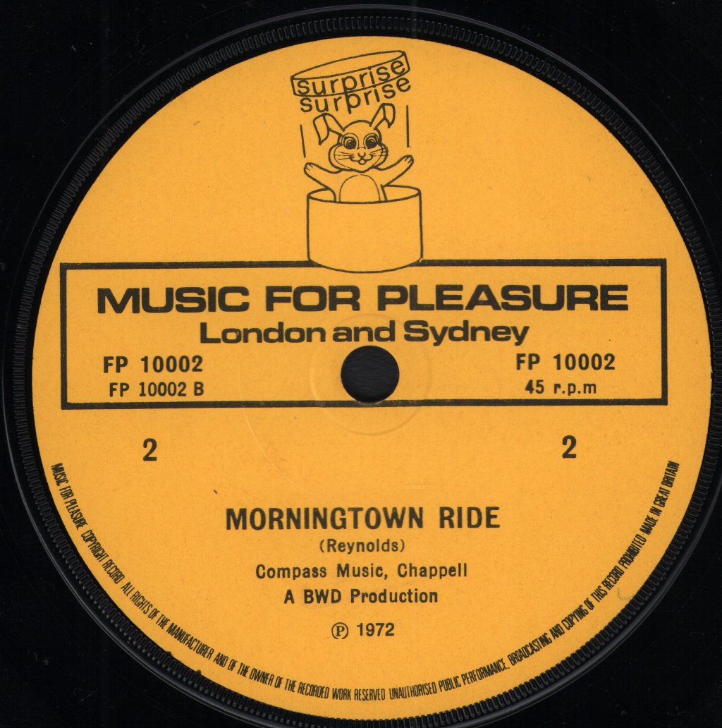Unknown Artist - I'd Like To Teach The World To Sing And Morningtown Ride - 7 Inch