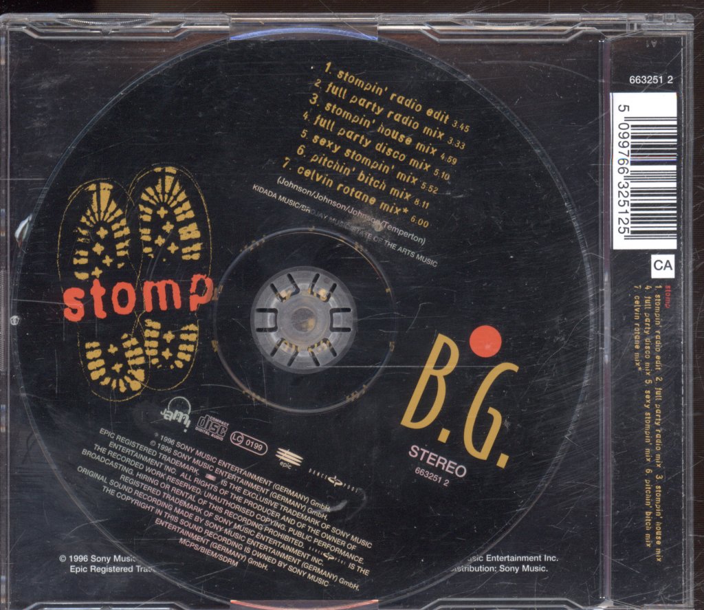 B.g. - Stomp - Cd