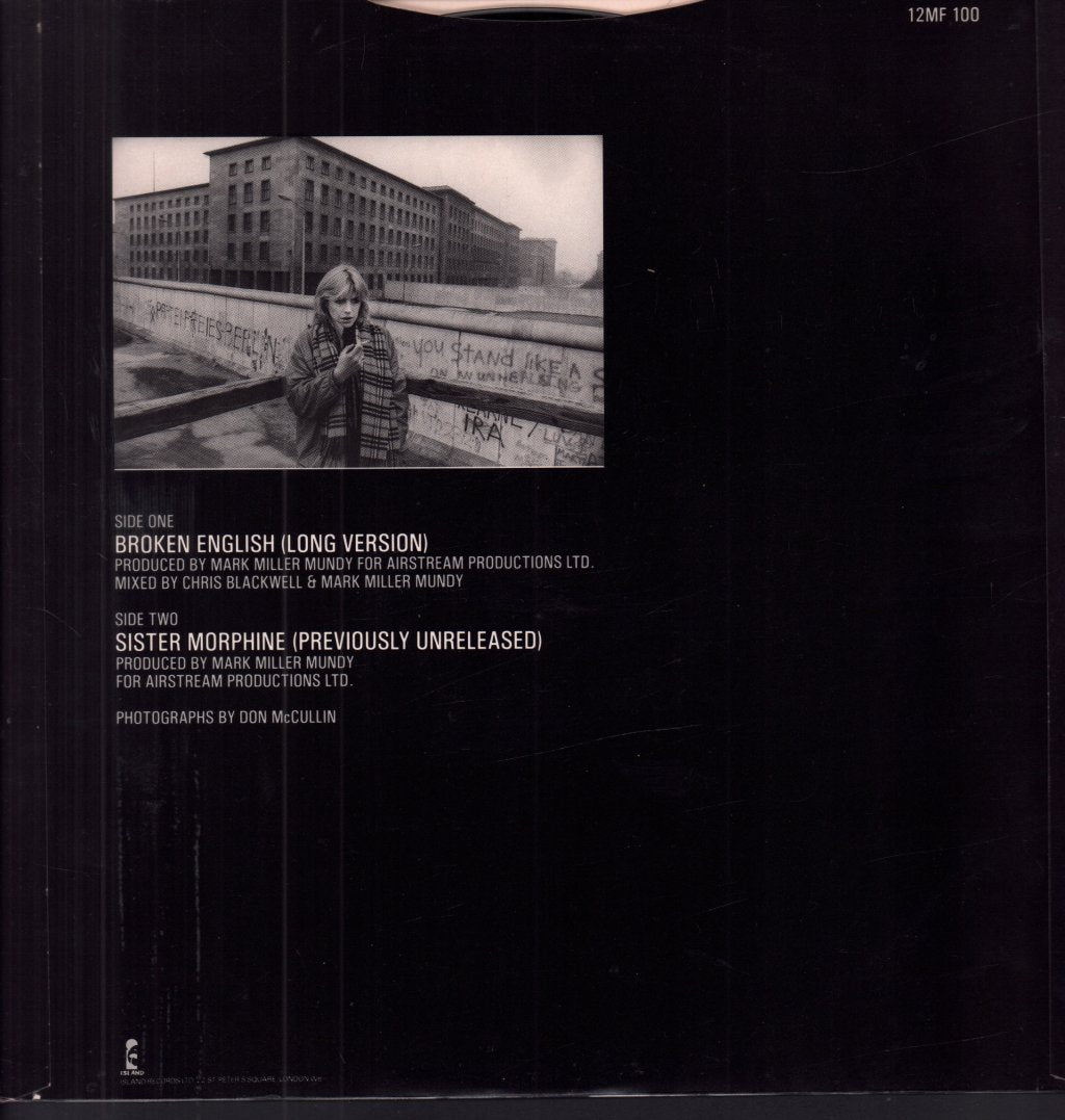 Marianne Faithfull - Broken English - 12 Inch