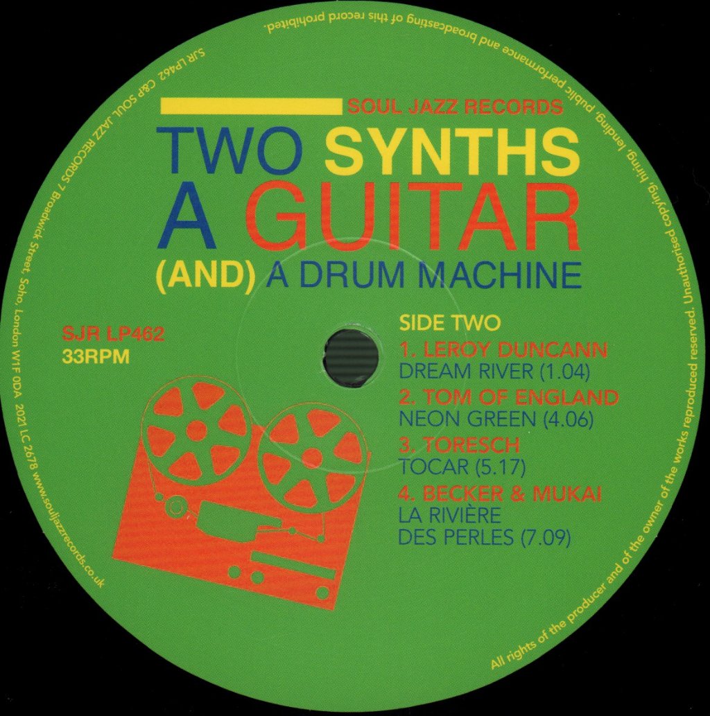 Various Artists - Two Synths A Guitar (And) A Drum Machine  - Post Punk Dance 1 - Double Lp