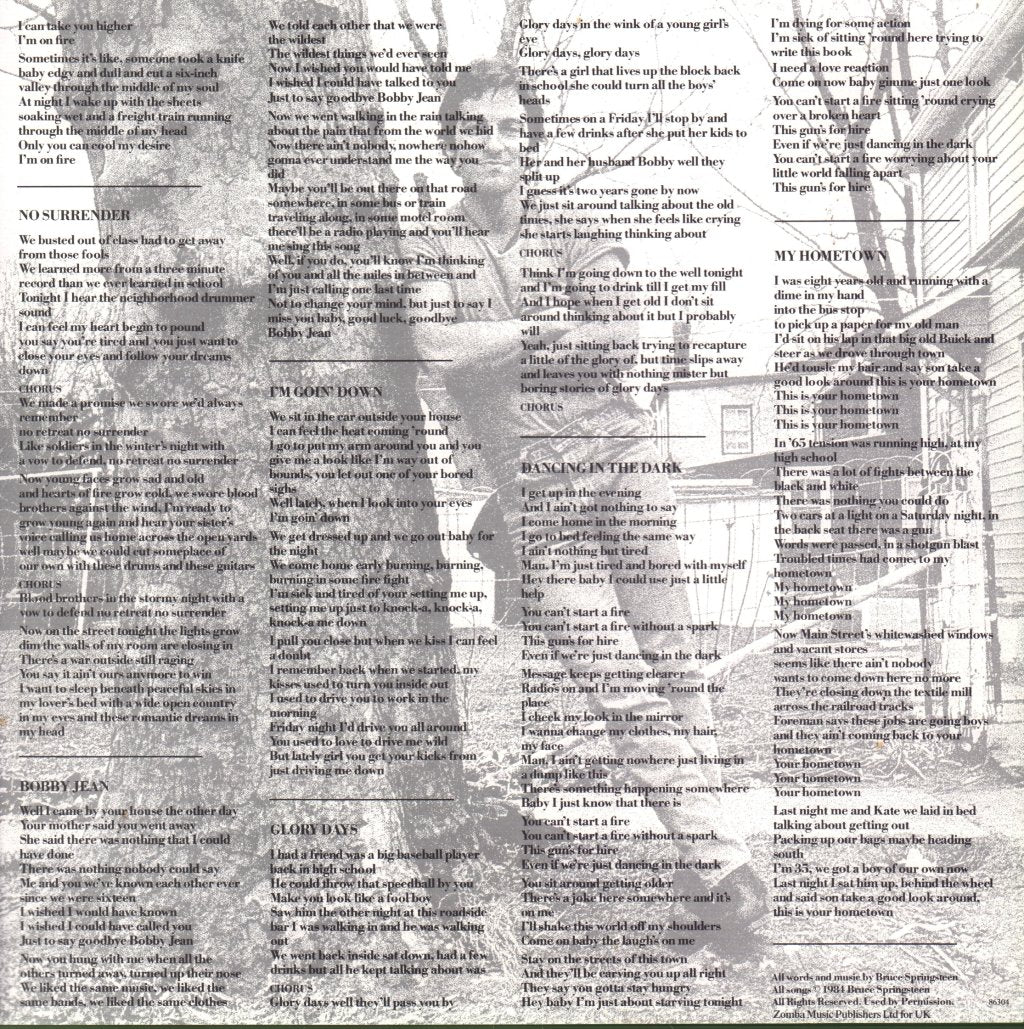 Bruce Springsteen - Born In The Usa - Lp