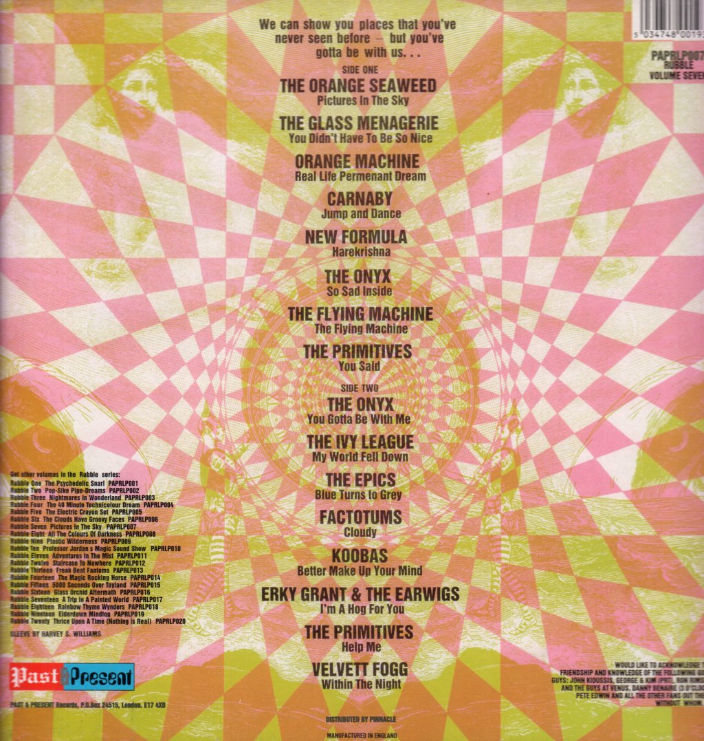 Various Artists - Rubble Seven: Pictures In The Sky - Lp
