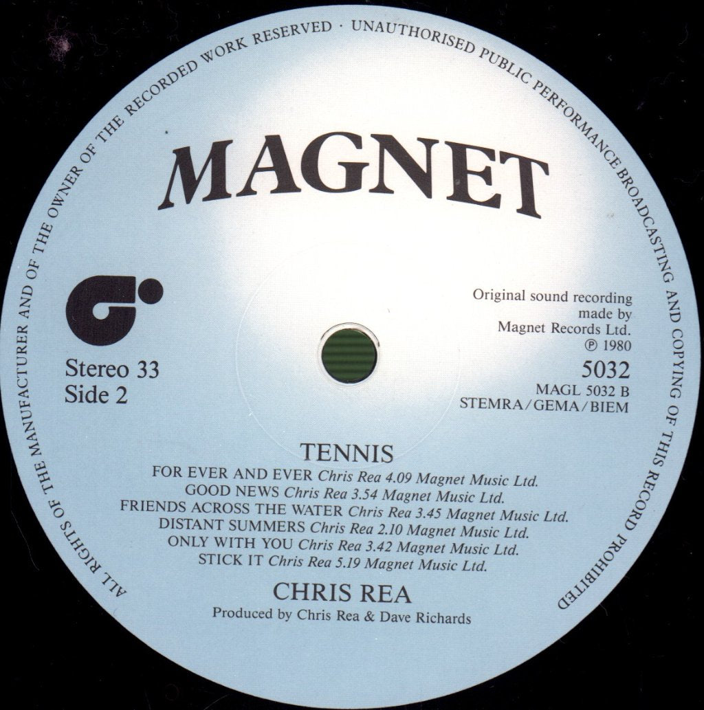 Chris Rea - Tennis - Lp