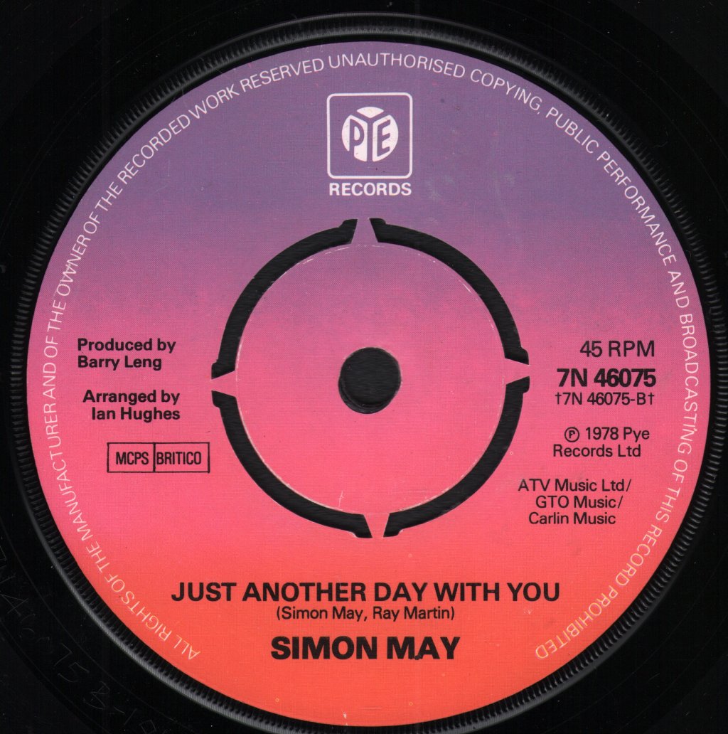 Simon May - As Long As I Believe - 7 Inch