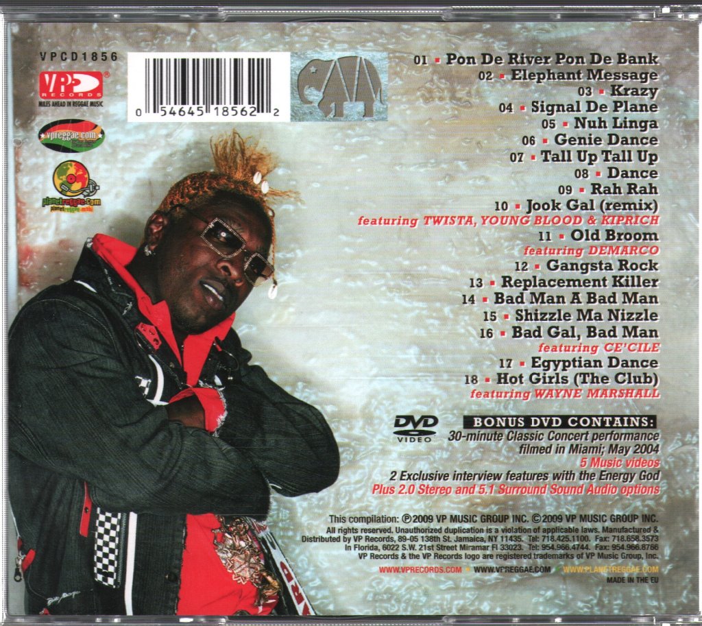 Elephant Man - Energy God - The Very Best Of Elephant Man - Cd