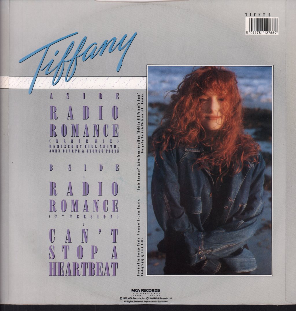 Tiffany (80'S Artist) - Radio Romance - 12 Inch