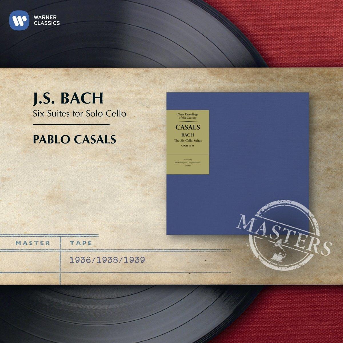 Pablo Casals - Bach Cello Suites - Emi Masters - Double Cd
