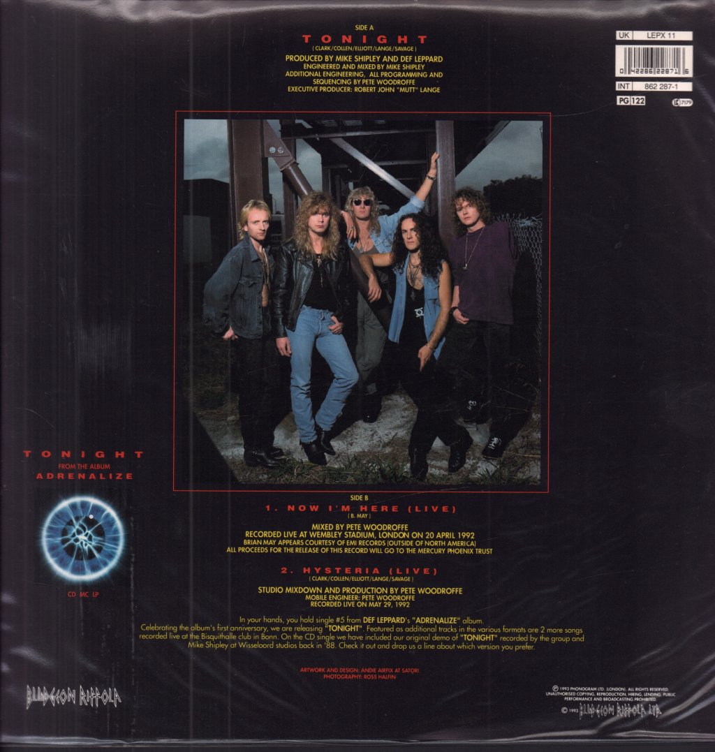 Def Leppard - Tonight - 12 Inch