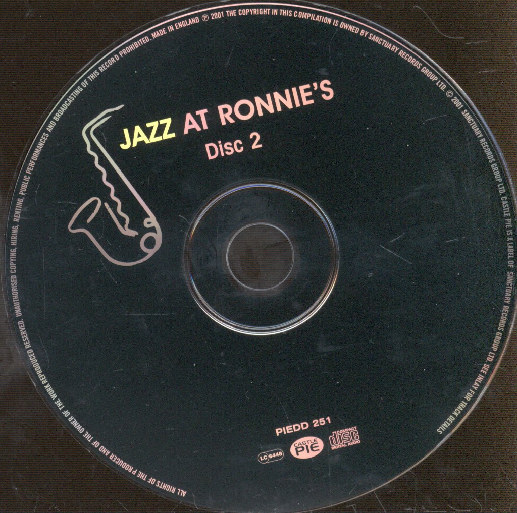 Various Artists - Jazz At Ronnie's - Double Cd