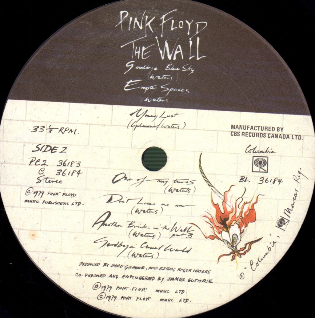Pink Floyd - Wall - Double Lp