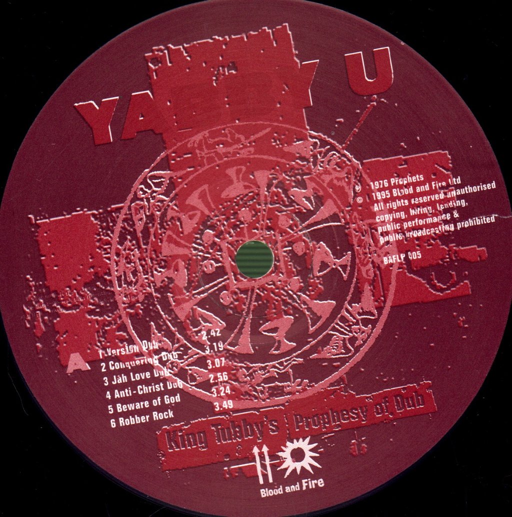 Yabby You - King Tubby's Prophesy Of Dub - Lp