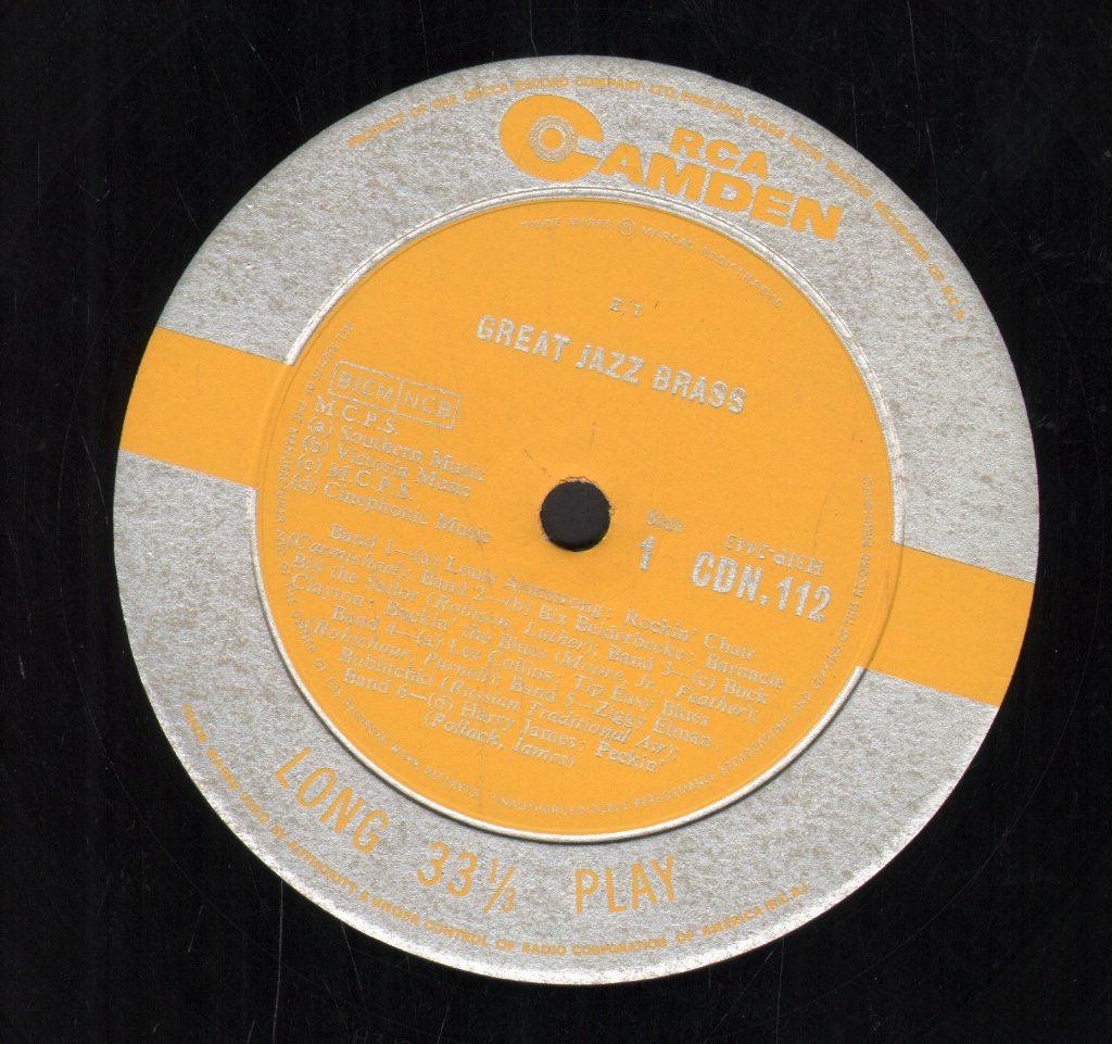 Various Artists - Great Jazz Brass - Lp