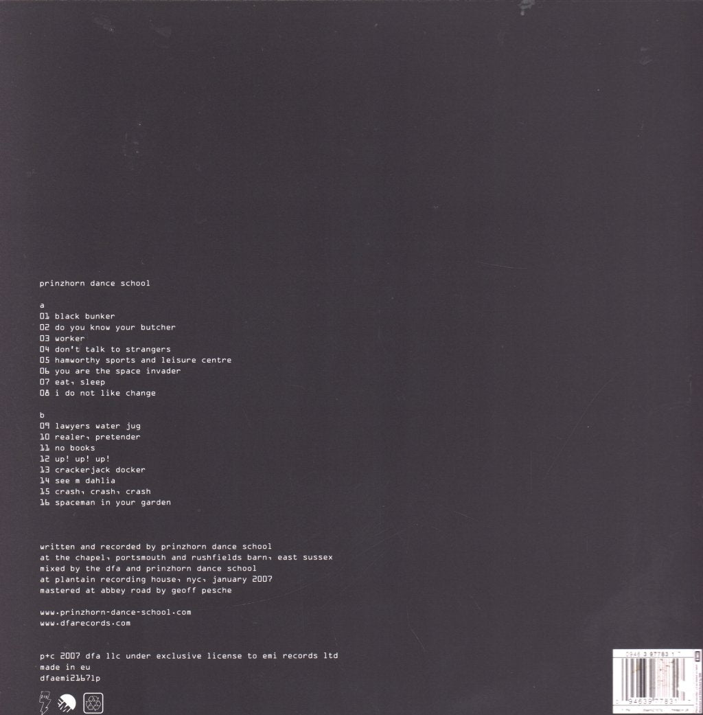 Prinzhorn Dance School - Prinzhorn Dance School - Lp