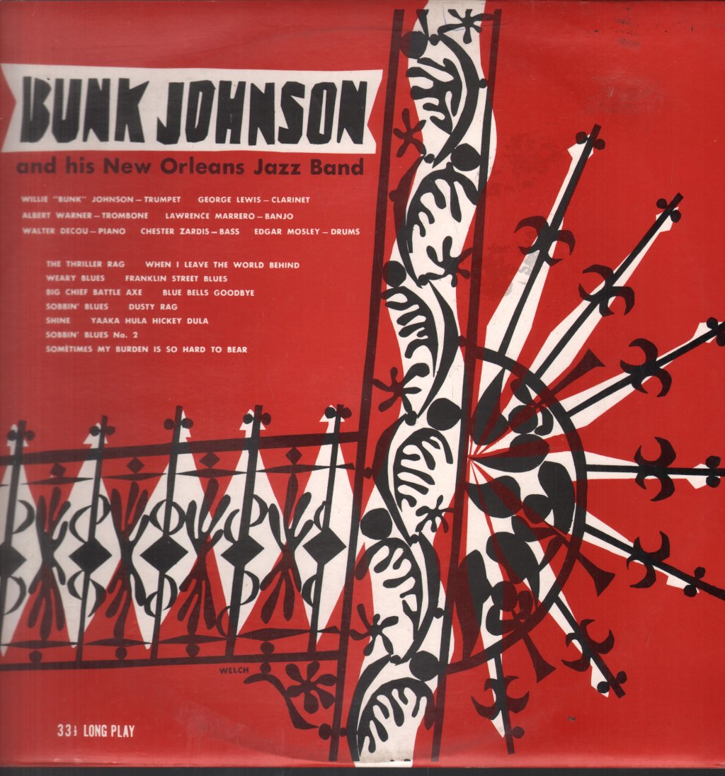 Bunk Johnson And His New Orleans Jazz Band - Bunk Johnson's Jazz Band - Lp