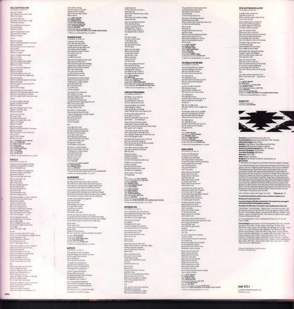 Jon Bon Jovi - Blaze Of Glory - Lp