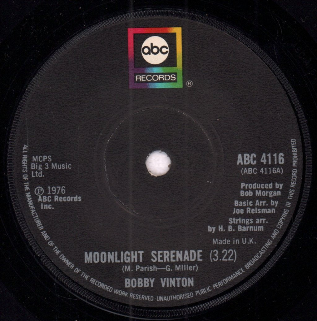 Bobby Vinton - Moonlight Serenade - 7 Inch