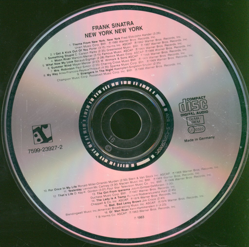 Frank Sinatra - New York New York: His Greatest Hits - Cd