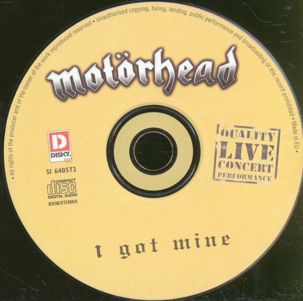 Motorhead - I Got Mine - Cd