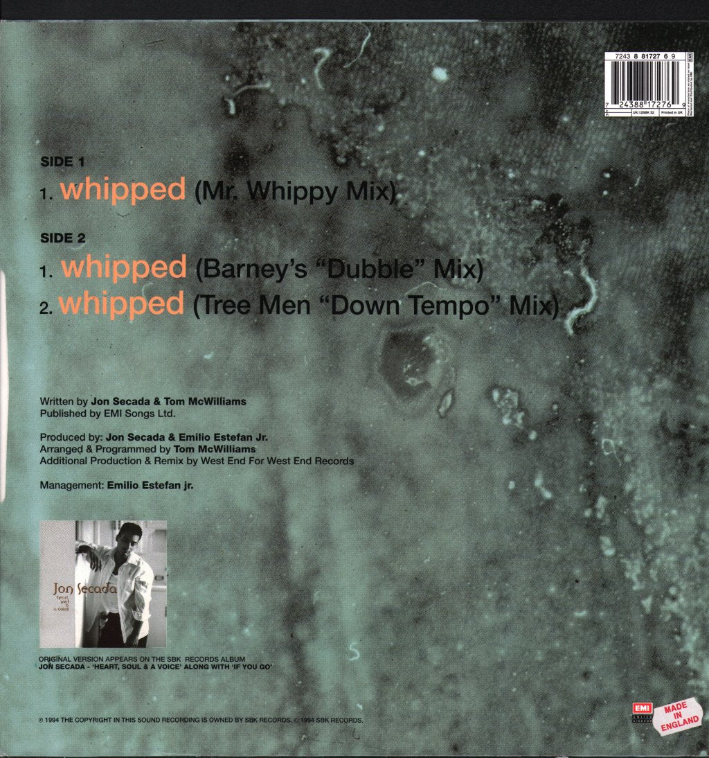 Jon Secada - Whipped - 12 Inch