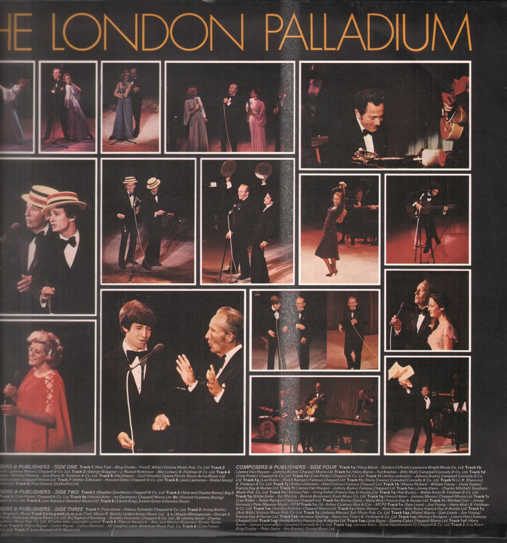 Bing Crosby - Live At The London Palladium - Double Lp
