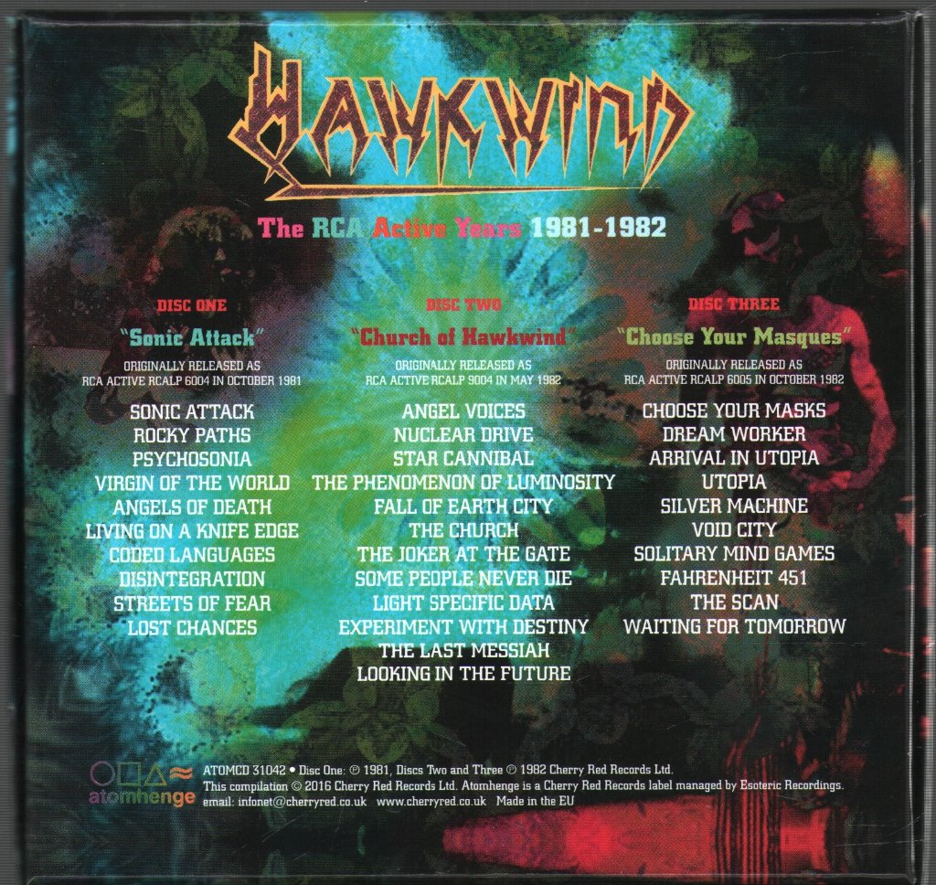 Hawkwind - RCA Active Years 1981-1982 - Triple Cd