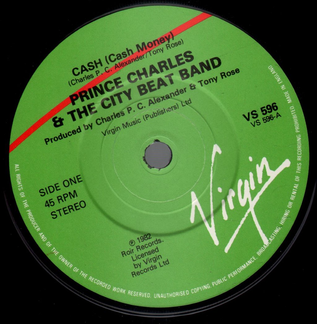 Prince Charles And The City Beat Band - Cash (Cash Money) - 7 Inch
