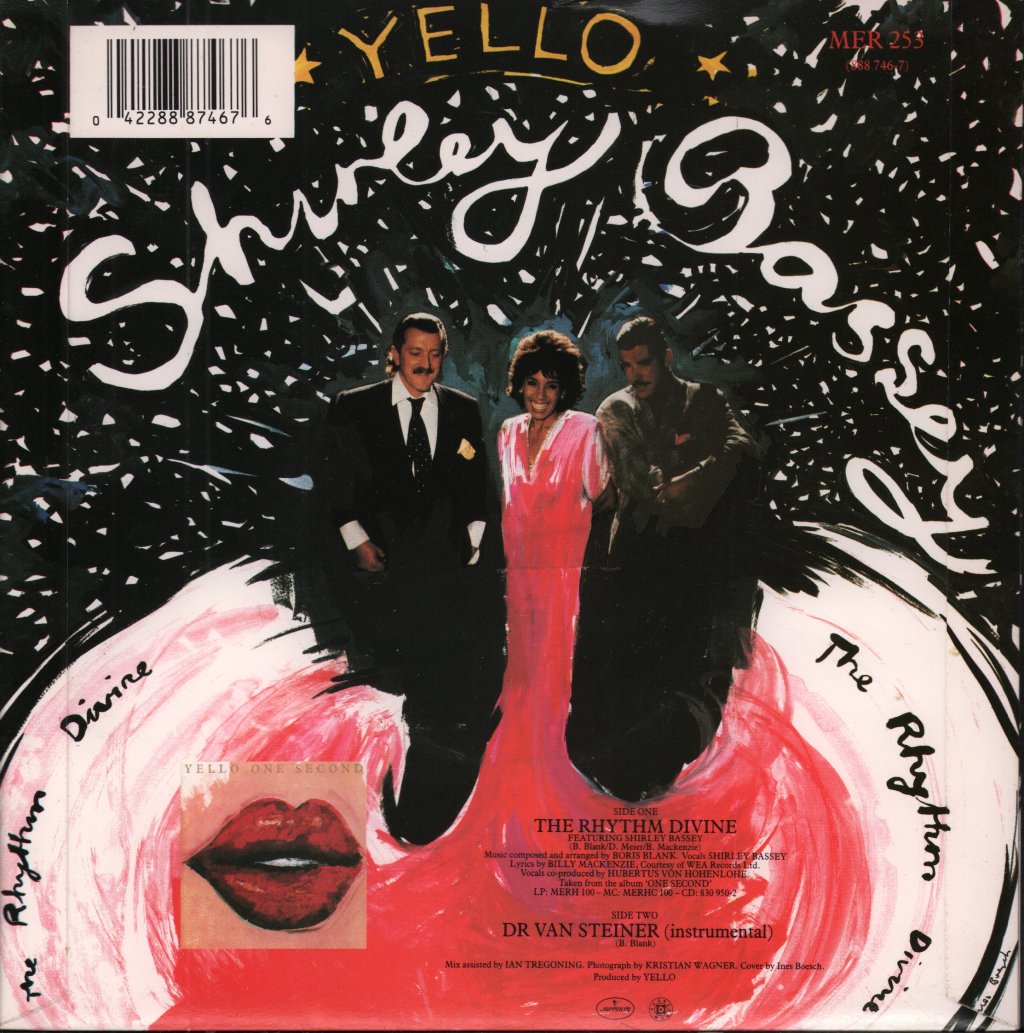 Yello Featuring Shirley Bassey - Rhythm Divine - 7 Inch