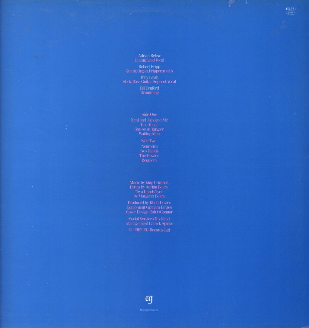 King Crimson - Beat - Lp