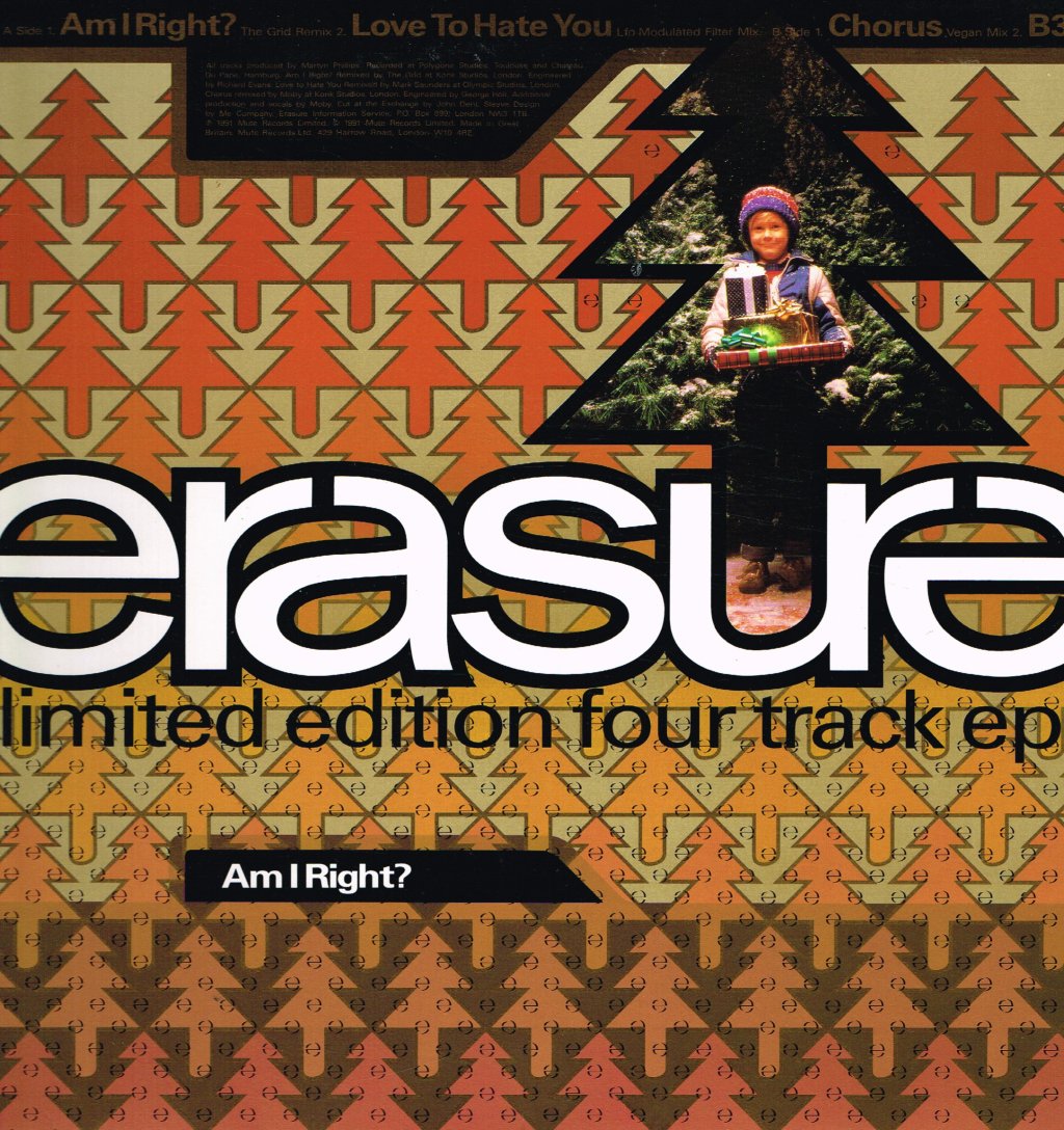 Erasure - Am I Right - 12 Inch