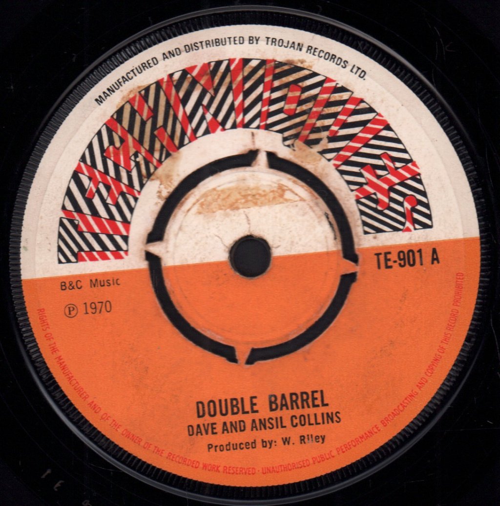 Dave And Ansel Collins - Double Barrel - 7 Inch