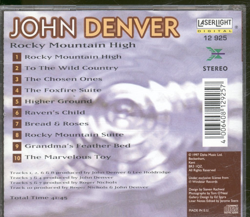 John Denver - Rocky Mountain High - Cd