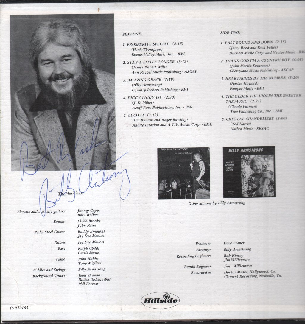 Billy Armstrong - A Man And His Fiddle - Lp