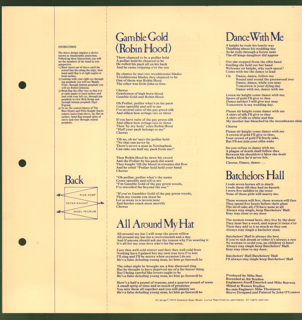 Steeleye Span - All Around My Hat - Lp