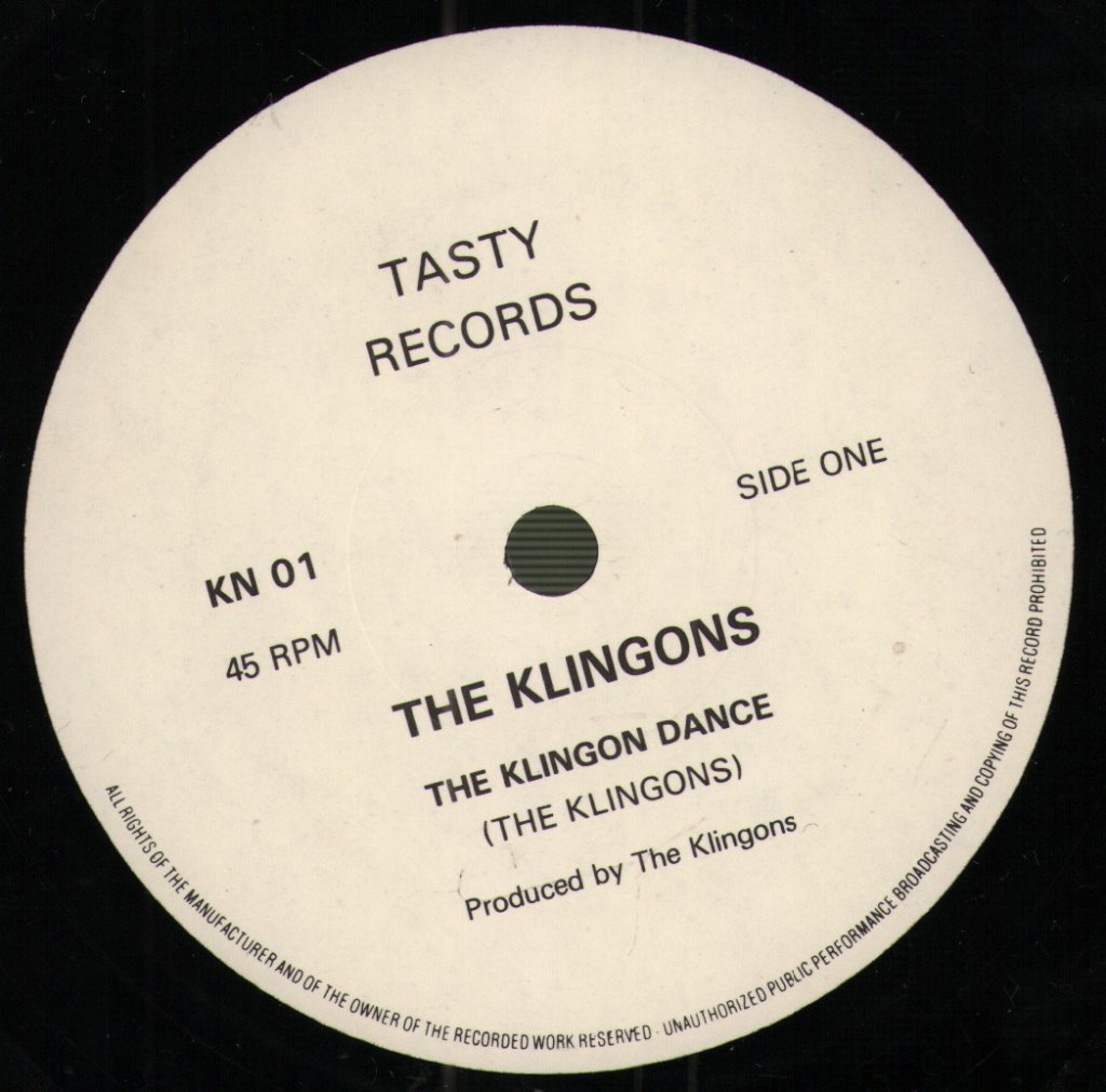 Klingons - Klingon Dance - 7 Inch
