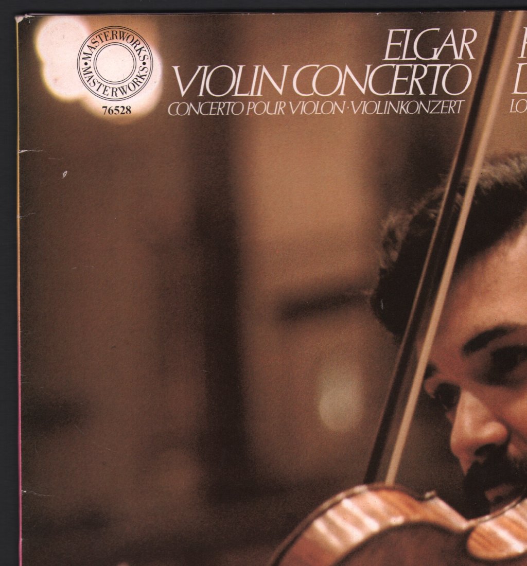 Pinchas Zukerman / Daniel Barenboim - Elgar Violin Concerto - Lp