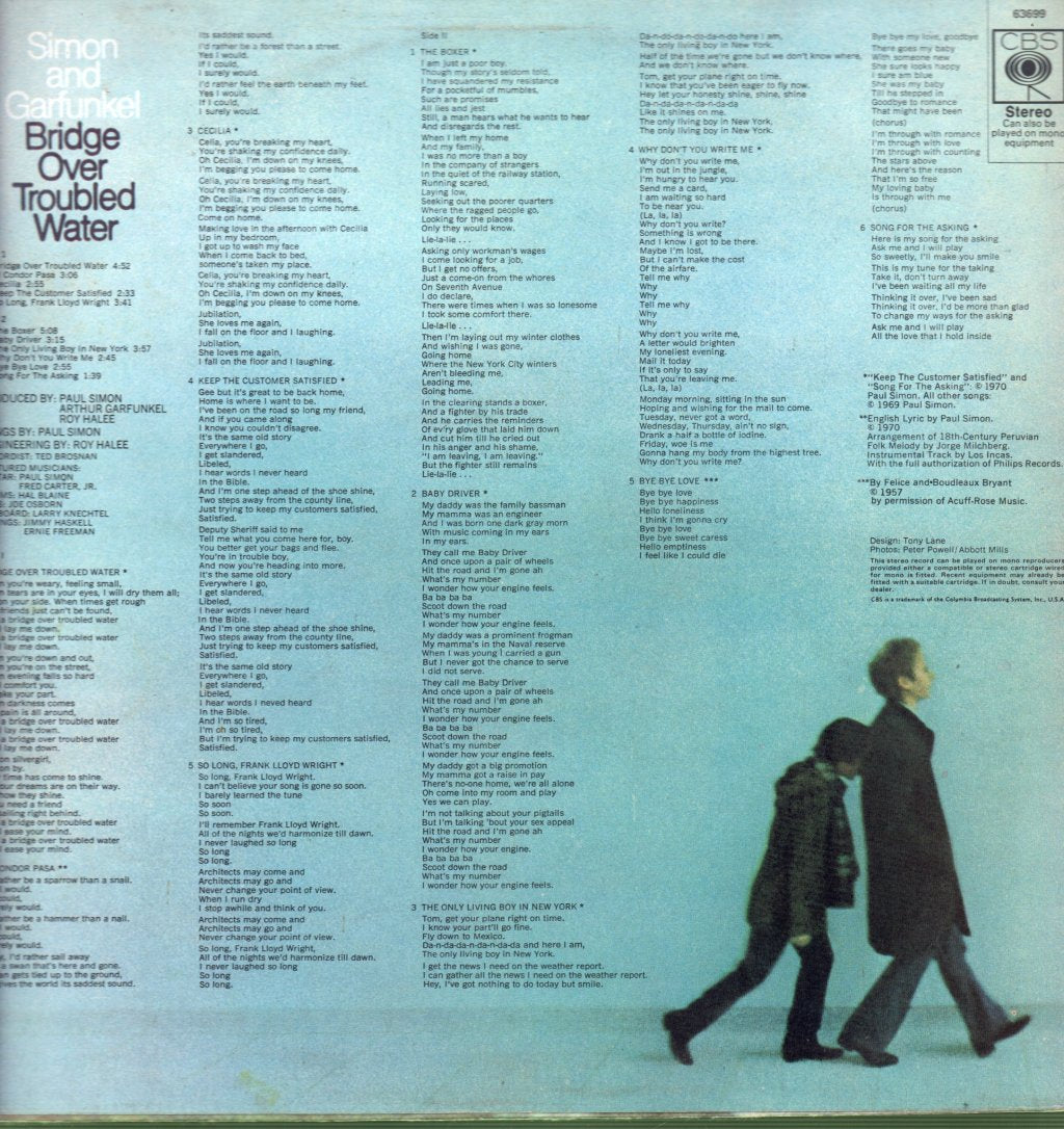 Simon And Garfunkel - Bridge Over Troubled Water - Lp